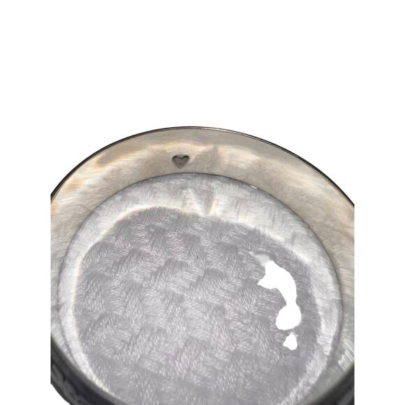 Iris Apfel & Bajalia Vintage Silver Tone Bangle Engraved Floral Vine Design - Picture 3 of 8